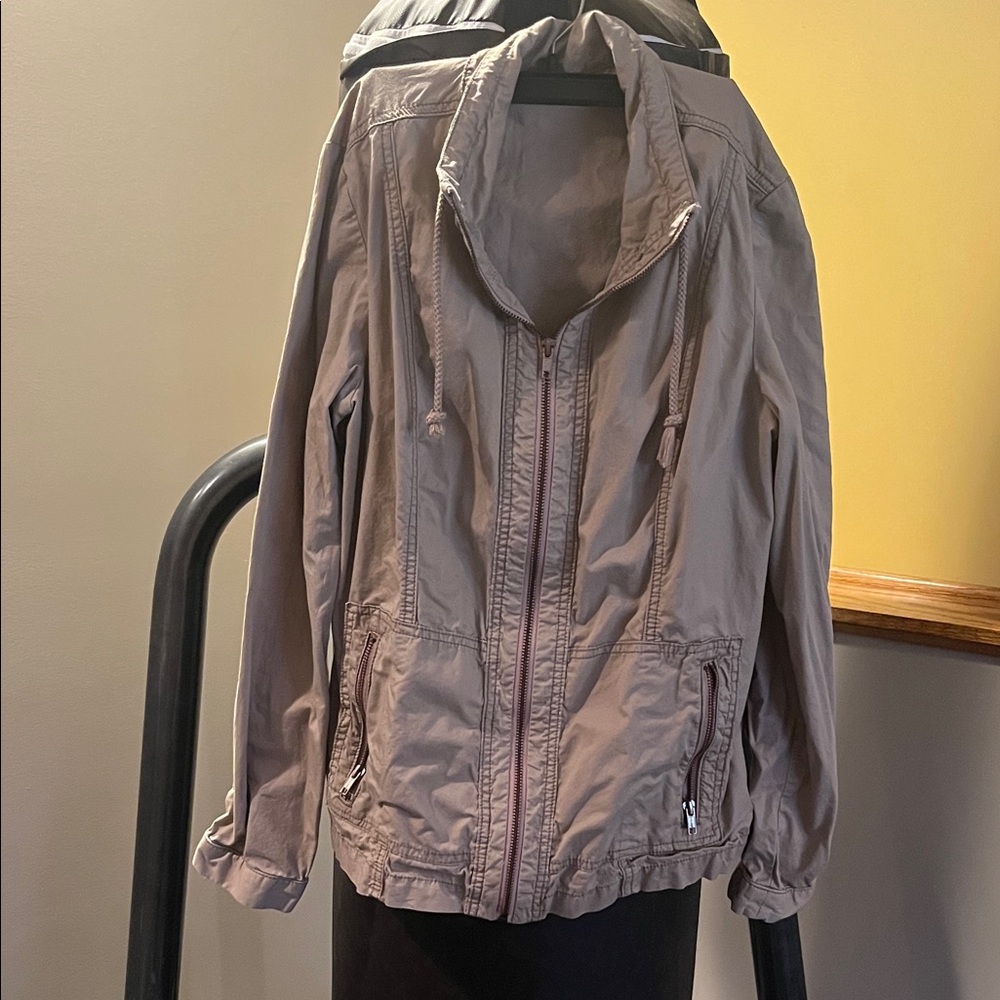 Maurices Women's Utility Jacket in Taupe